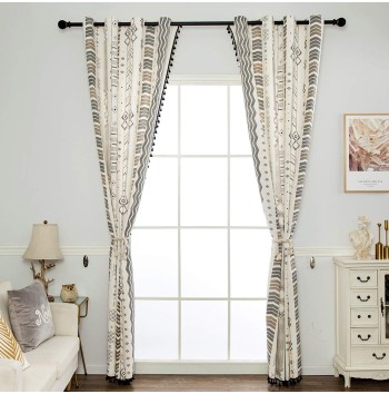 Farmhouse Cotton and Linen Blackout Curtains