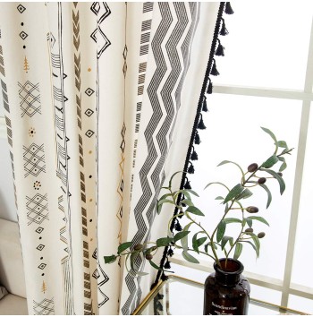 Farmhouse Cotton and Linen Blackout Curtains
