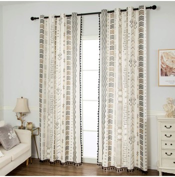 Farmhouse Cotton and Linen Blackout Curtains