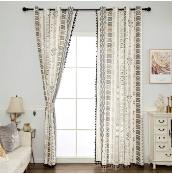 Farmhouse Cotton and Linen Blackout Curtains