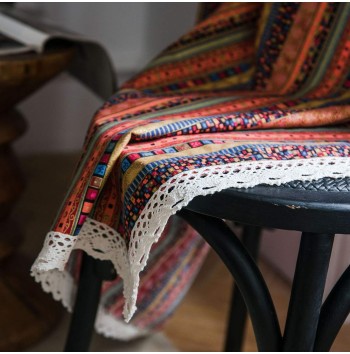 Colorful patterned blackout curtains