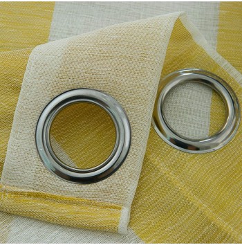 Vintage Semi-Sheer Grommet Top Curtain