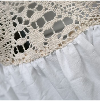 Cotton Crochet Multi-layer Curtains